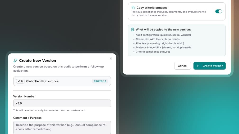 Audit Versioning
